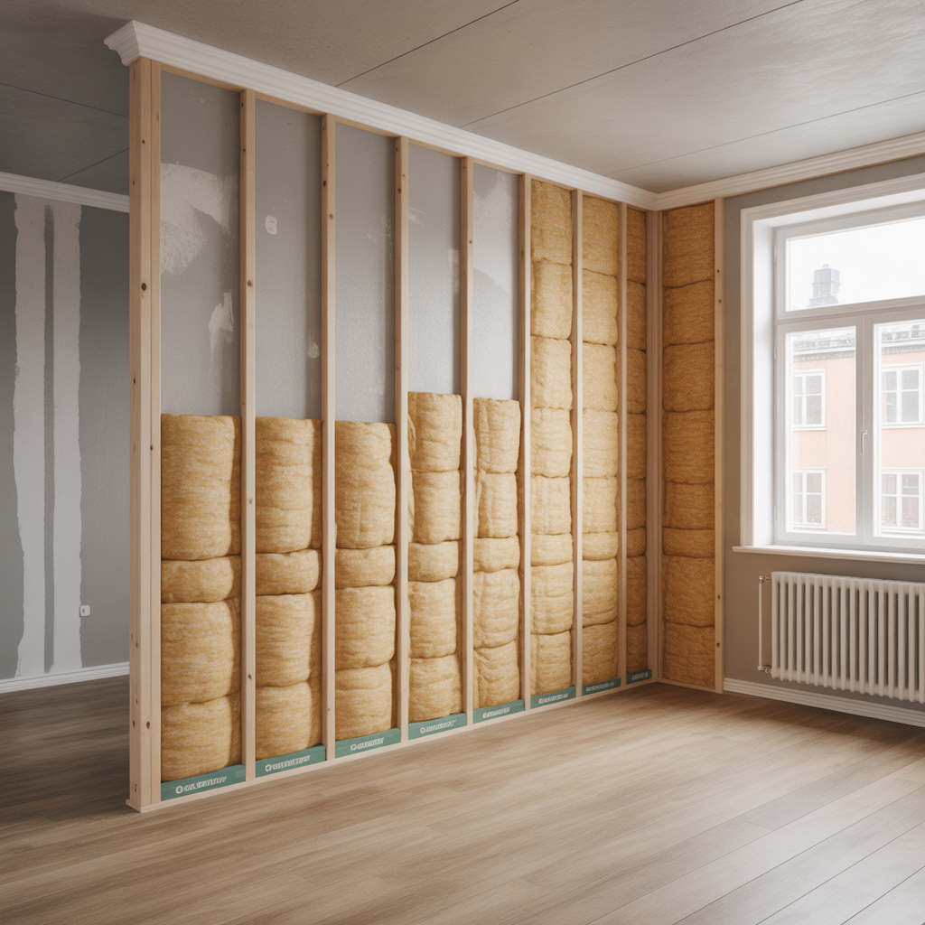 ljudisolera mellanvagg i tra steg for steg och tips