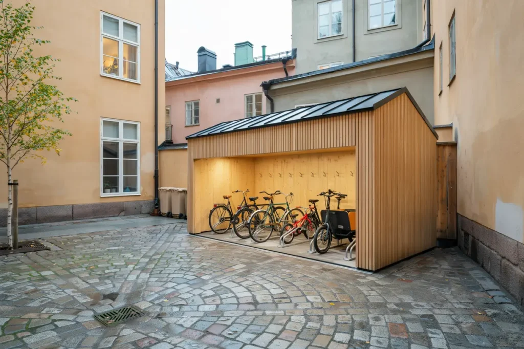 platsbyggt cykelf rr d f r bostadsr ttsf rening i birkastan vasastan