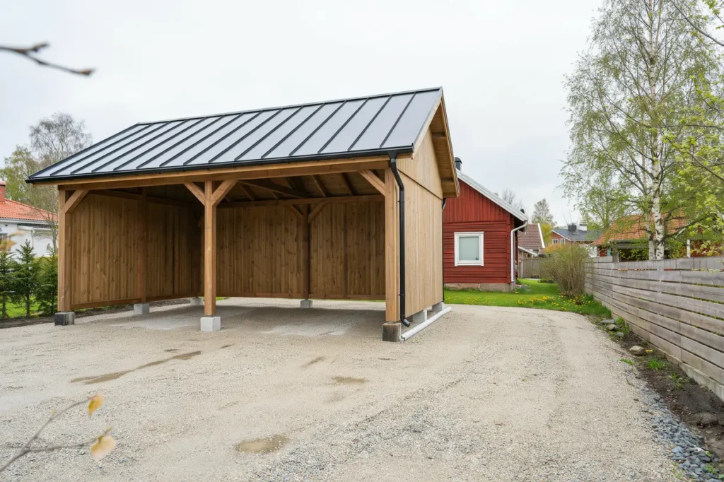bygga carport p villatomten r tt placering grund tak och vanliga misstag att undvika